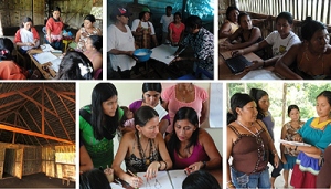 Working with Cofán, Awajún and Asarshit artisans